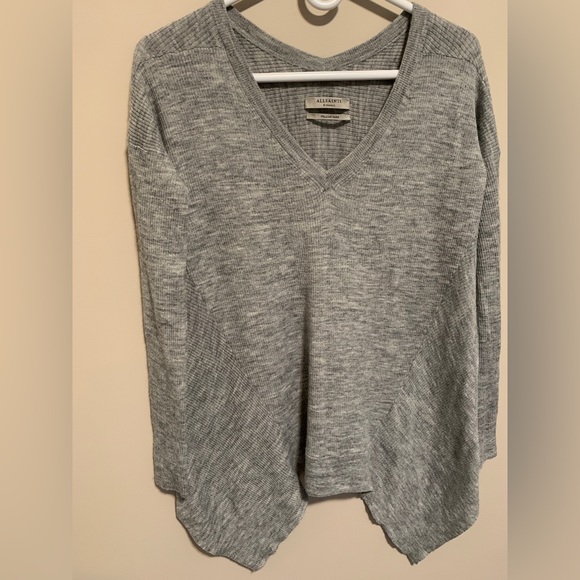 All Saints Kelsey V-Neck Sweater, size XS - Picture 6 of 12